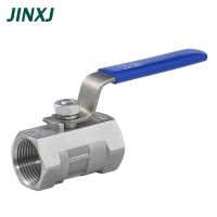 304 Stainless Steel One Piece Ball Valve 1/4 3/8 1/2 Internal Thread  Water Pipe Valve  Switching Valves 1-1/2 1-1/4