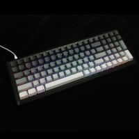 133 Key PBT Double Shot Side-Lit Shine Through Backlit Keycaps For MX Mechanical Keyboard 108 96 87 NJ80 84 68 64