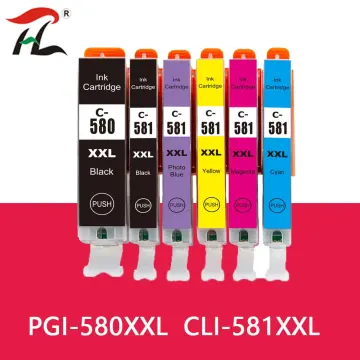  PGI-580 CLI-581 XXL Ink Cartridges for Canon PGI580