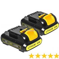 3000mAh 12V DCB120 Battery Compatible with Dewalt Lithium Battery DCB123 DCB127 DCB122 DCB124 DCB121 Power Tools Batteries （สต็อกสำเร็จรูป） agapi