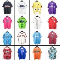 high-quality Day single hiphop cardigan hip-hop dance popular logo baseball uniform xia mens and womens big yards short sleeves loose cardigan BBOY