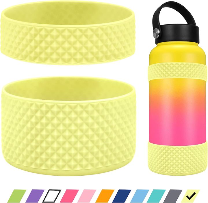 2Pcs 40 oz Silicone Boot for Protective Water Bottle Bottom Sleeve