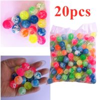 【YF】❒■☜  20Pcs 20MM Bouncy Rubber Jumping Balls Outdoor Games Anti-stress Garden Children Kids Favors