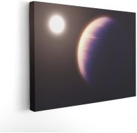 Canvasway Exoplanet Waspb Nasa ผ้าใบศิลปะเจมส์ Webb ภาพแรกกล้องโทรทรรศน์สำหรับดูอวกาศภาพศิลปะบนผนังบนผ้าใบการตกแต่งงานศิลปะสำหรับบ้านและของขวัญ X