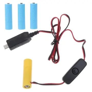 Aa 1.5v Usb Clock Battery Replacement Supply 1.5v Usb - Best Price