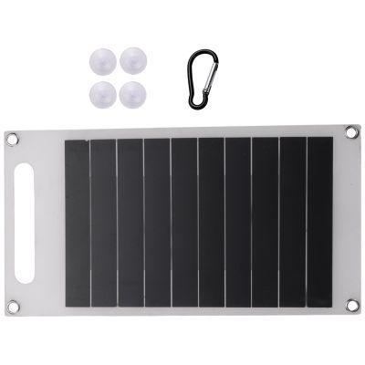5W 6V Solar Panel Charger Outdoor Portable 5V USB Single Crystal Silicon Flexible Solar Cell Phone Charger