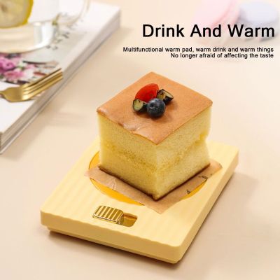 [HOT LZLIOGWOHIOWO 537] แก้วเครื่องทำความร้อนแก้วกาแฟถ้วยอุ่นนมชาน้ำเครื่องทำความร้อน Coaster Mat Hot Pad เครื่องทำความร้อนคงที่อุณหภูมิห้องครัวอุปกรณ์เสริม R9T7