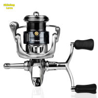 ShiningLove Double Rocker Spinning Fishing Reel 7+1bb Long Range Ultra-smooth Fishing Reel For Freshwater Saltwater