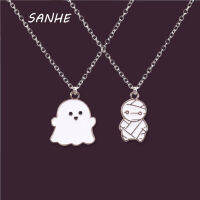 Sanhe 2022ใหม่การ์ตูน Mummy จี้สร้อยคอ Hip-Hop บุคลิกภาพเสื้อกันหนาวแฟชั่น Accessories