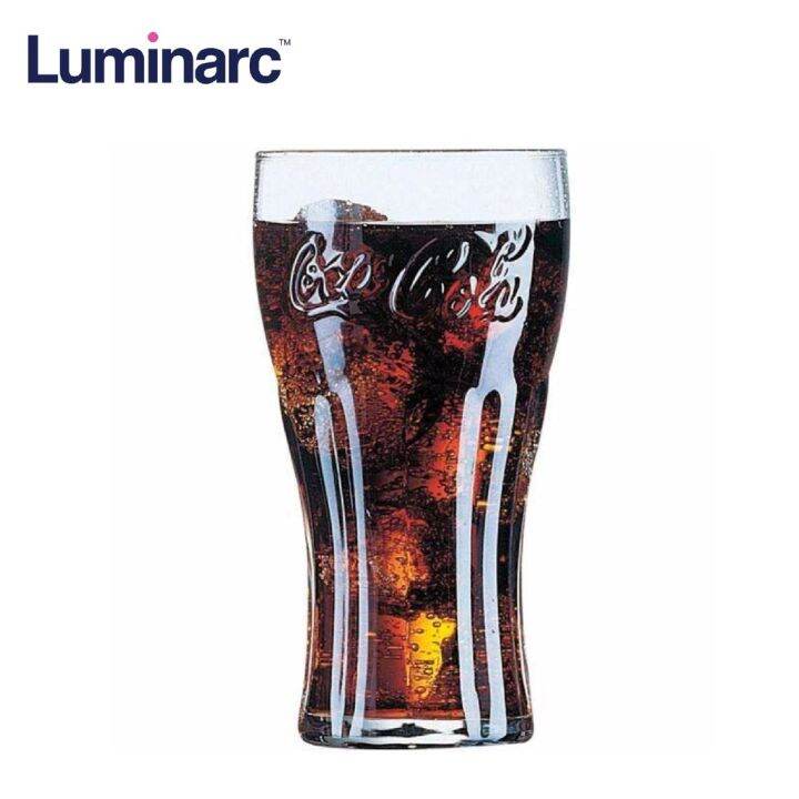 【READY STOCK】 Luminarc CocaCola Contour Water Juice Glass Tumbler 37cl