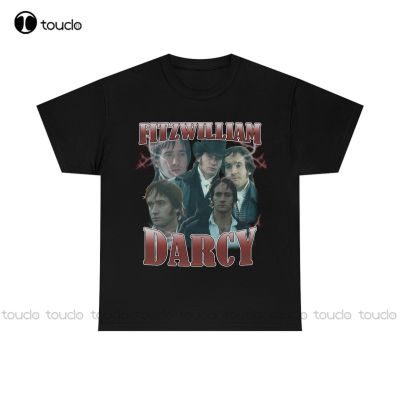 Fitzwilliam Darcy Vintage Bootleg Tee Mr. Darcy Vintage Graphic Shirt Pride And Prejudice Fan White T Shirts Xs-5Xl Printed Tee