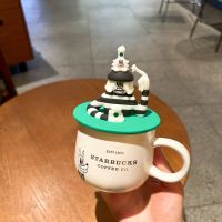 Starbuck LALACOMPANY ความร่วมมือรุ่น Coffee Family Little Man Silicone Cup Lid Mug