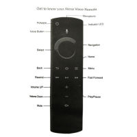 ใหม่แทนที่ L5B83H สำหรับ 2ND 3rd Gen Alexa Voice Fire Stick รีโมท