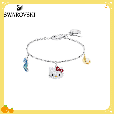 สร้อยข้อมือสวารอฟสกี้ SWAROVSKI Bracelet HELLOˉKITTY Ocean element fun cute bracelet womans fine jewelry