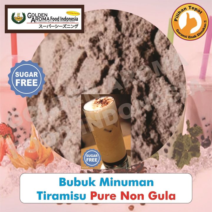 Bubuk Minuman Tiramisu Pure Tanpa Gula No Sugar 1 Kg Tiramisu Drinking Powder Enak Murah Halal 4751