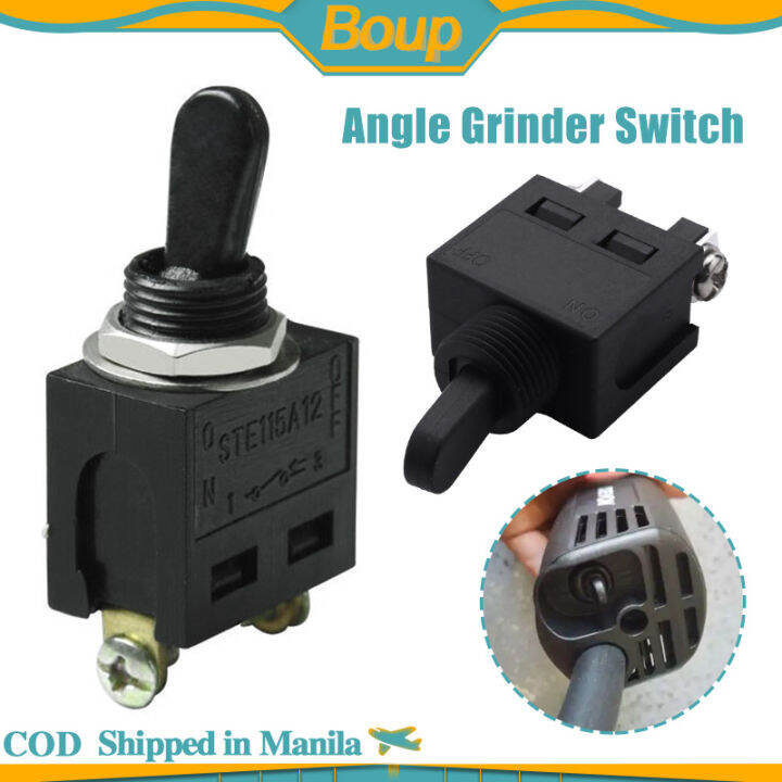 250V Grinder Switch ON/OFF Electric Drill Position Toggle Switch Angle
