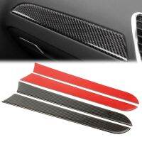 4x Carbon Fiber Inner Car Door Panel Moulding Trim Cover Protector Decoration For Audi A4 B8 2009 2010 2011 2012 2013 2014 2015