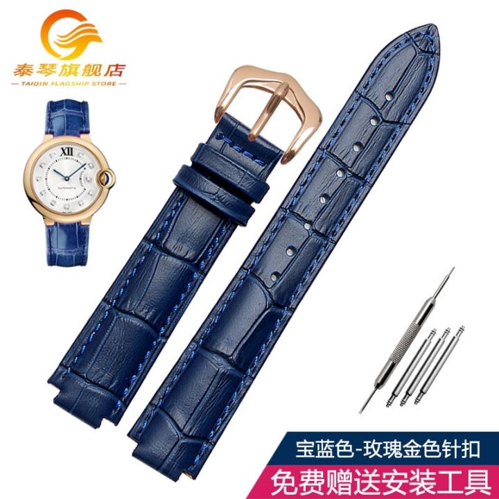 suitable-for-cartier-blue-balloon-watch-strap-mens-leather-convex-strap-cartier-womens-blue-needle-balloon-watch-strap