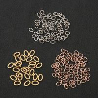 【YF】┇  100/300pcs/lot 4-8mm Metal Mixe Color Oval Rings Split Connectors Jewelry Findings Making Supplies