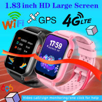 เด็ก4G สมาร์ทนาฬิกาอุณหภูมิ SOS GPS Location Video Call WiFi ซิมการ์ดเด็ก1.83นิ้ว HD SmartWatch กล้องกันน้ำ Baby