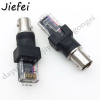 1Pcs High Quanlity Black Connector BNC Female jack to RJ45 Male plug RF Adapter Coaxial