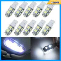 หลอดไฟ LED W5W T10 LED สำหรับรถยนต์9SMD 5050ไฟป้ายทะเบียนรถแผนที่โดม