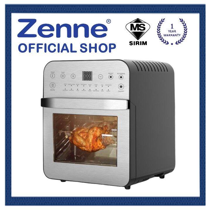 Zenne Multipurpose Digital 16 Preset Menus Air Fryer and 360° Rotisserie Oven KAVAD1202 Lazada