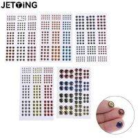 hot！【DT】 183pcs/72pcs Artificial Eyes 0.39  5D Holographic Fly Tying Jigs Crafts