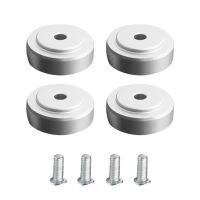 +【； 4Pcs Easy Install Universal With Screw Audio Amplifier Feet Pad Shock Absorber Replacement Parts Aluminum Alloy Sound Isolation