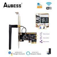 Aubess Wifi คอมพิวเตอร์สวิตช์รีเซ็ตพลังงาน PCIE Boot Card สำหรับพีซีเดสก์ท็อปคอมพิวเตอร์สนับสนุน Alexa Home APP รีโมทคอนล