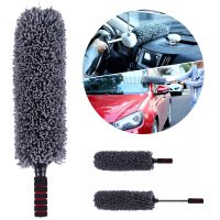 Magee8 Wet/Dry Microfiber car body duster telescoping wax dust mop cleaning brush nanofiber 55-88cm