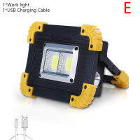 100W 30000lm Led Portable Spotlight Super Bright COB Led Work Light Outdoor Lampe Led Flashlight Use 2 18650