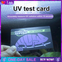 สัตว์เลื้อยคลาน Uvb Uv ทดสอบการ์ด10วินาทีการตรวจสอบนำมาใช้ใหม่บัตรสัตว์เลื้อยคลานอุปกรณ์พิพิธภัณฑ์สัตว์น้ำอุปกรณ์