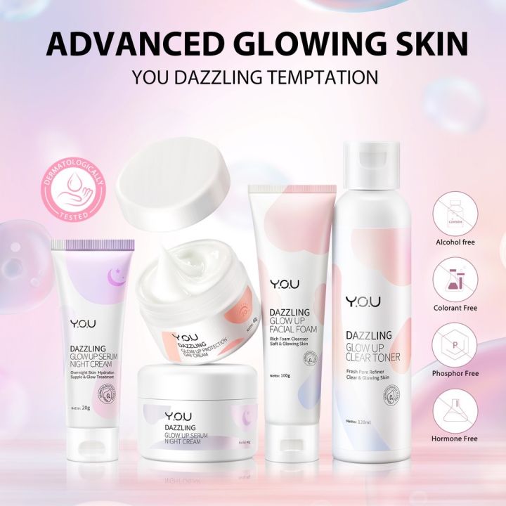 you-dazzling-glow-up-serum-night-cream-20g-ครีมบำรุงสำหรับกลางคืน