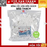 Bông Gòn Cắt, Gòn Vuông 3x3cm Bảo ThạchHoặc Nhãn Hiệu Tương Đương -VT1046