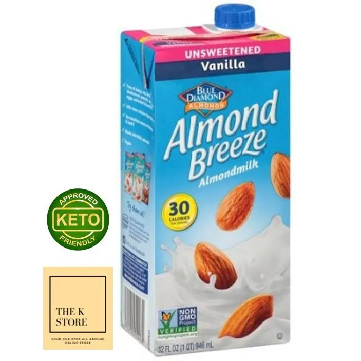 Almond Breeze® Unsweetened Vanilla Almond Milk (Low Carb Keto Approved) ☜℡ Lazada PH