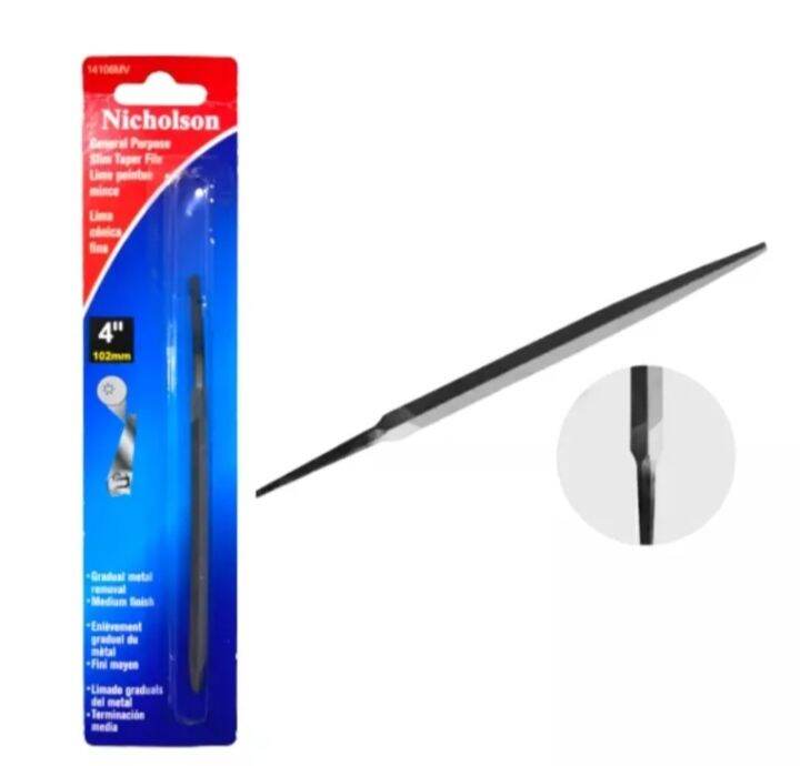 Nicholson Flat bastard File 4'' Lazada PH