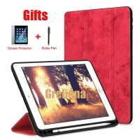 {RUBBIE Shell}เคสสำหรับ iPad Pro 12.9 Quot; 11 Quot; 2018/2020ที่ใส่ดินสอ CoverSmart Stand Auto Sleep Case สำหรับ iPad 12.9 2015/17 A1584 A1671 A1876 Capa