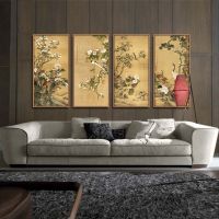 Traditional Chinese Painting of Peonythe National Beauty and Heavenly Fragrance of ChinaUnframd Canvas Print Painting Poster