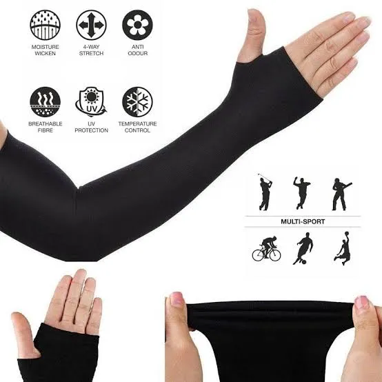 Arm Sleve, Elastic Long, Sun Protection Sleve, Good for Cycling, Let ...