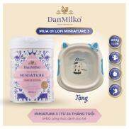 Tặng Chậu rửa mặt trẻ em  Danmilko Miniature 3 Sản phẩm dinh dưỡng công