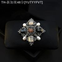 【hot】✧﹉℡  Exquisite Broche High-End Indústria Pesada Pin Coat Acessórios Mulheres Scarf Buckle Rhinestone Jewelry