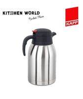 KAPP 51021310 VACUUM JUG 1 LT S/S BLACK LID