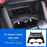 For Mazda 3 Axela BP 2019-2021 High Quality Car QI Wireless Charger Special Mobile Phone Fast Charging Plate Auto Accessories