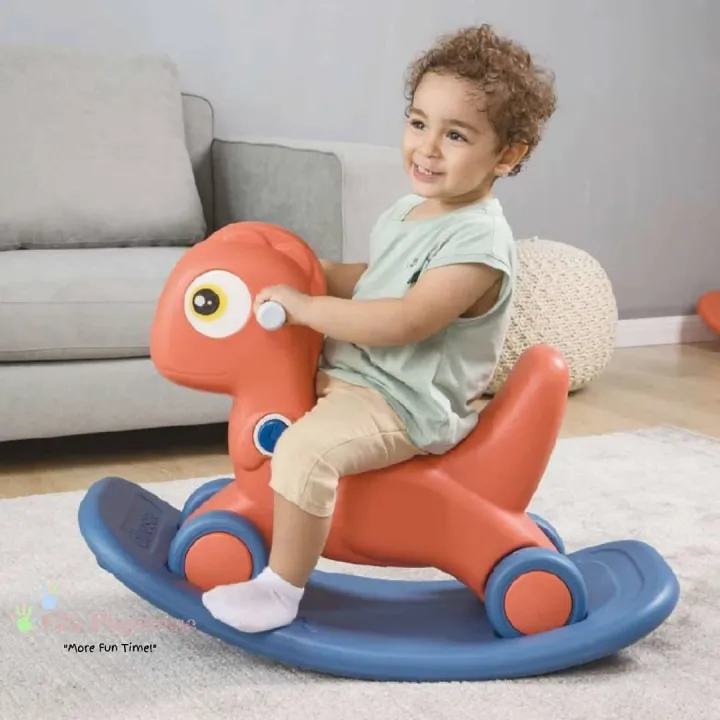 Dragon Baby Rocker Dragon-knight Dual Function Kids Rocker and Slippery Car by CJ's ...