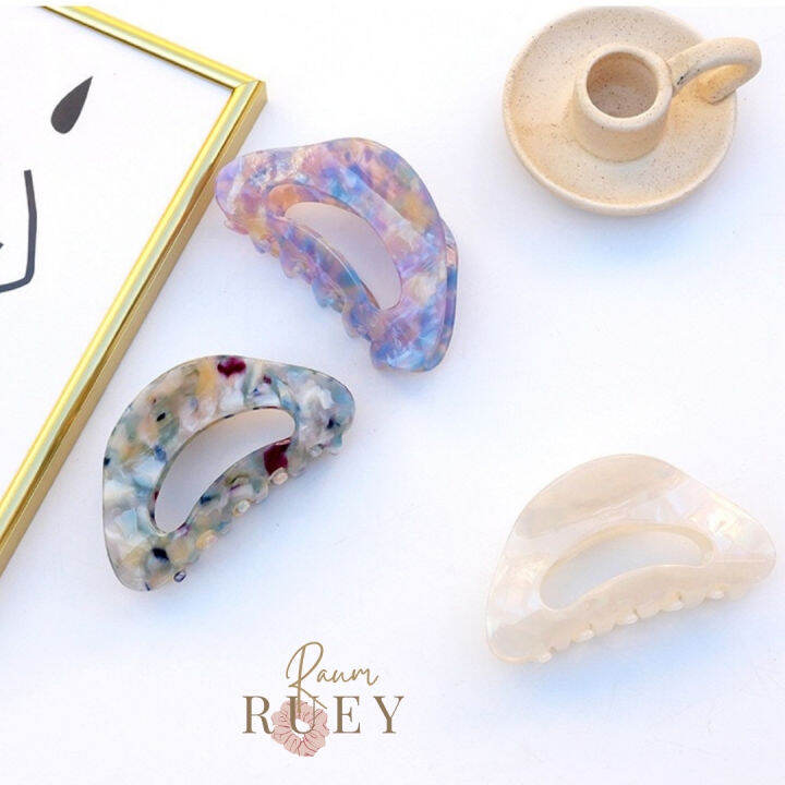 big-french-marble-hair-clips-กิ๊บหนีบผมลายหินอ่อน-กิ๊บหนีบผมสไตล์เกาหลี-กิ๊บติดผม-กิ๊บลายหินอ่อน