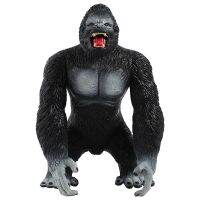 Simulation Solid Static Wild Animal Model Chimpanzee Monkey Child Plastic Doll Ornaments