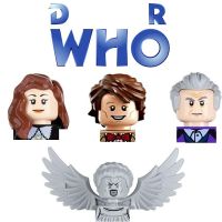 Morris8 4pcs Dr Who Weeping Angels Blocks Mini Man Figure