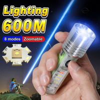 ที่มีประสิทธิภาพมินิไฟฉาย LED 2000LM แบบพกพา USB ชาร์จไฟฉายแสงพลังงานสูงไฟฉาย80วัตต์ Z Oomable ยุทธวิธีโคมไฟ