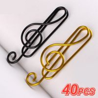 Students Fashion Decorative Metal Paper Clips Creative Music Note Shape Book Paper Binding Clip Student Stationery Supplies